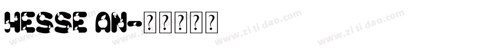 Hesse an字体转换